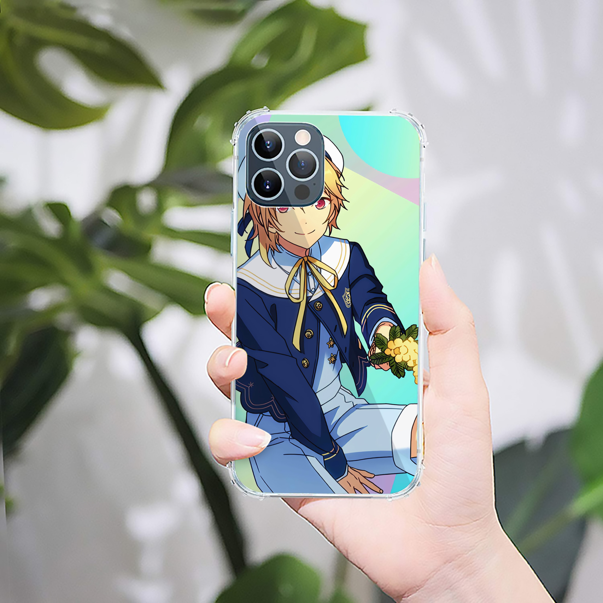 （画像用） あんさんぶるスターズ! Ensemble Stars 【iPhone 12シリーズ対応】透明スマホケース（クリアソフトケース）